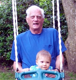 These are the memories we live for -- Dad with great grandchild Adrianna